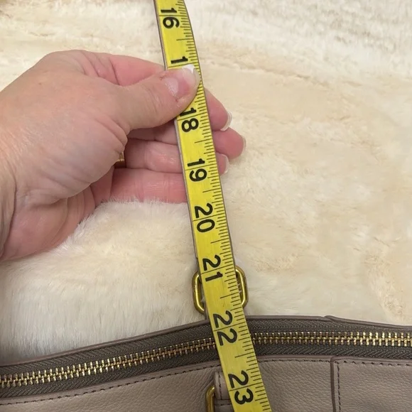 Fossil Tara Leather Shopper Tote Bag - Picture 11 of 14